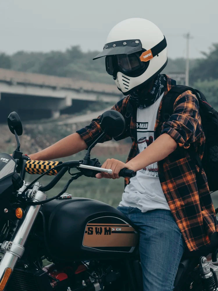 Retro Visor Riding Goggles