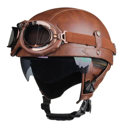 Retro Nomad Helmet - Brown