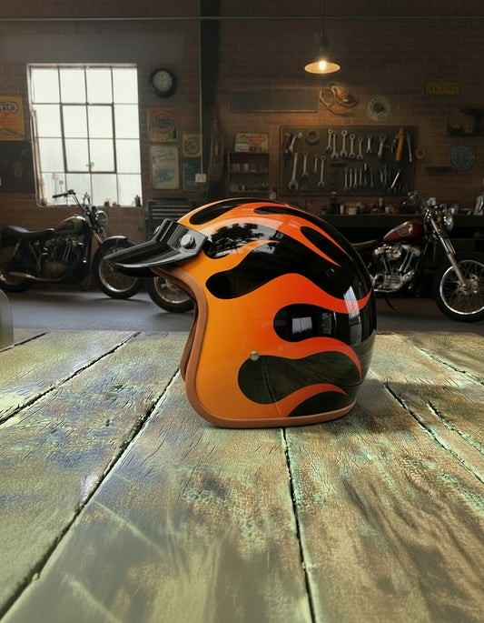 Retro Helmet – Hellfire