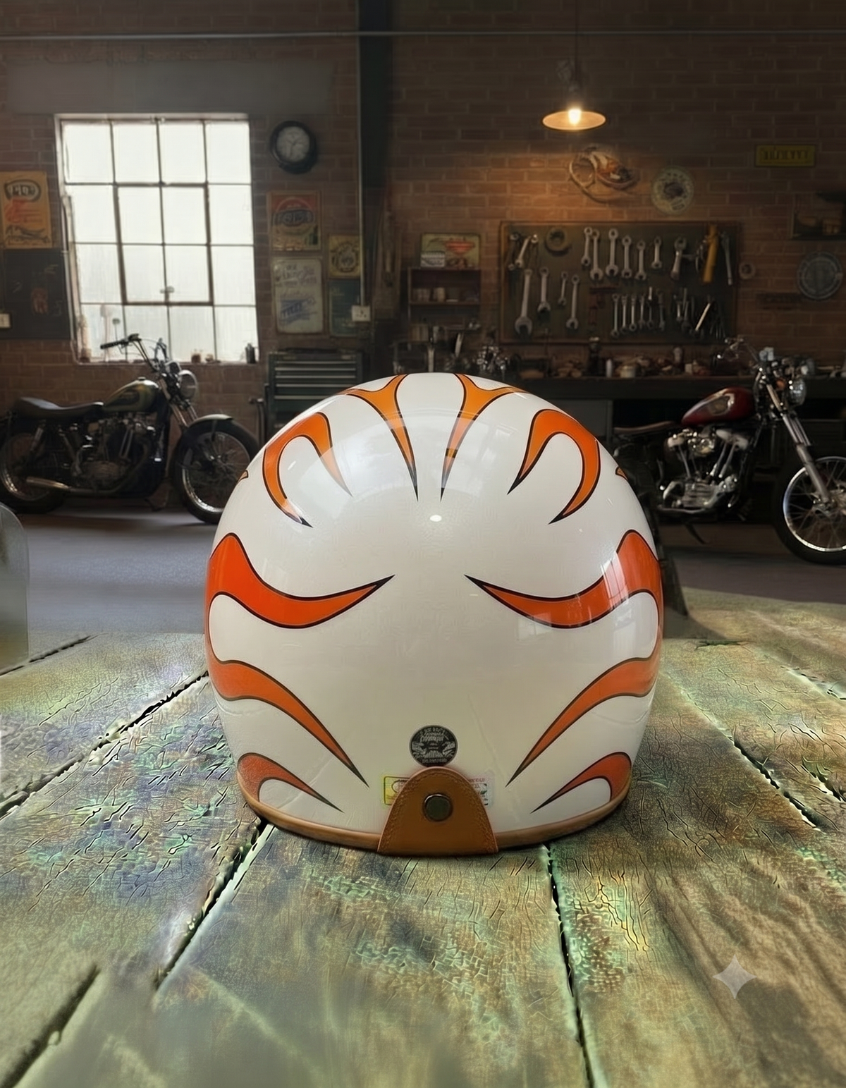 Retro Helmet - Ghost