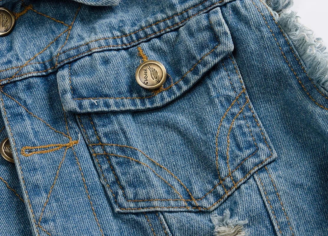 Raw Denim Vest