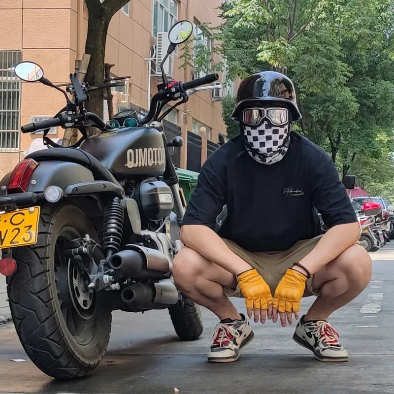 Retro German Helmet - Black