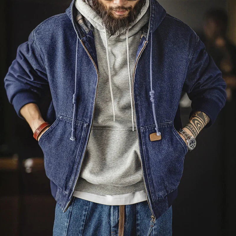 Vintage J130 Heavyweight Hooded Canvas Jacket Men