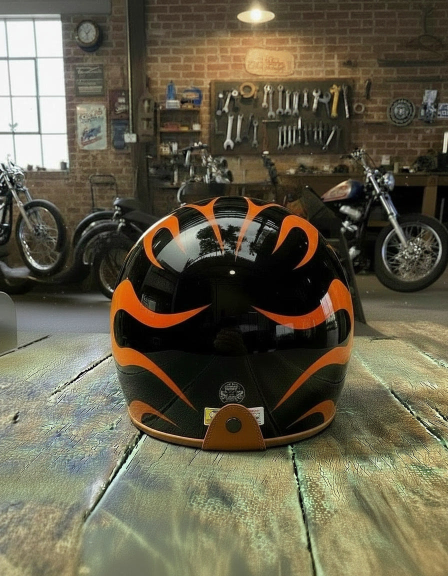 Retro Helmet – Hellfire