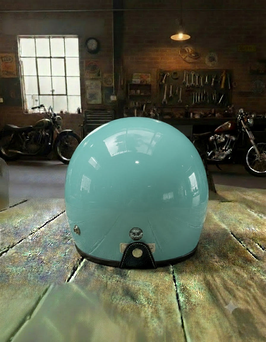 Retro Helmet - Aqua