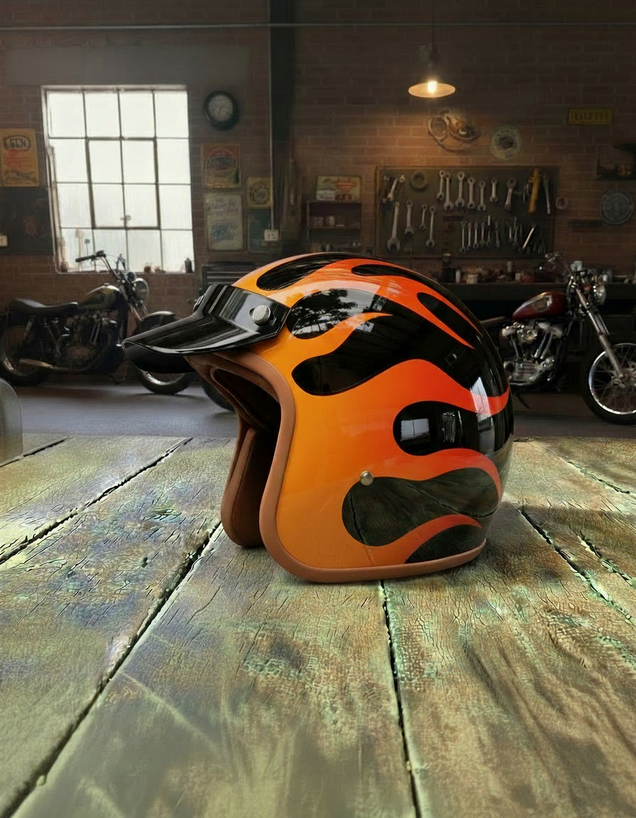 Retro Helmet – Hellfire